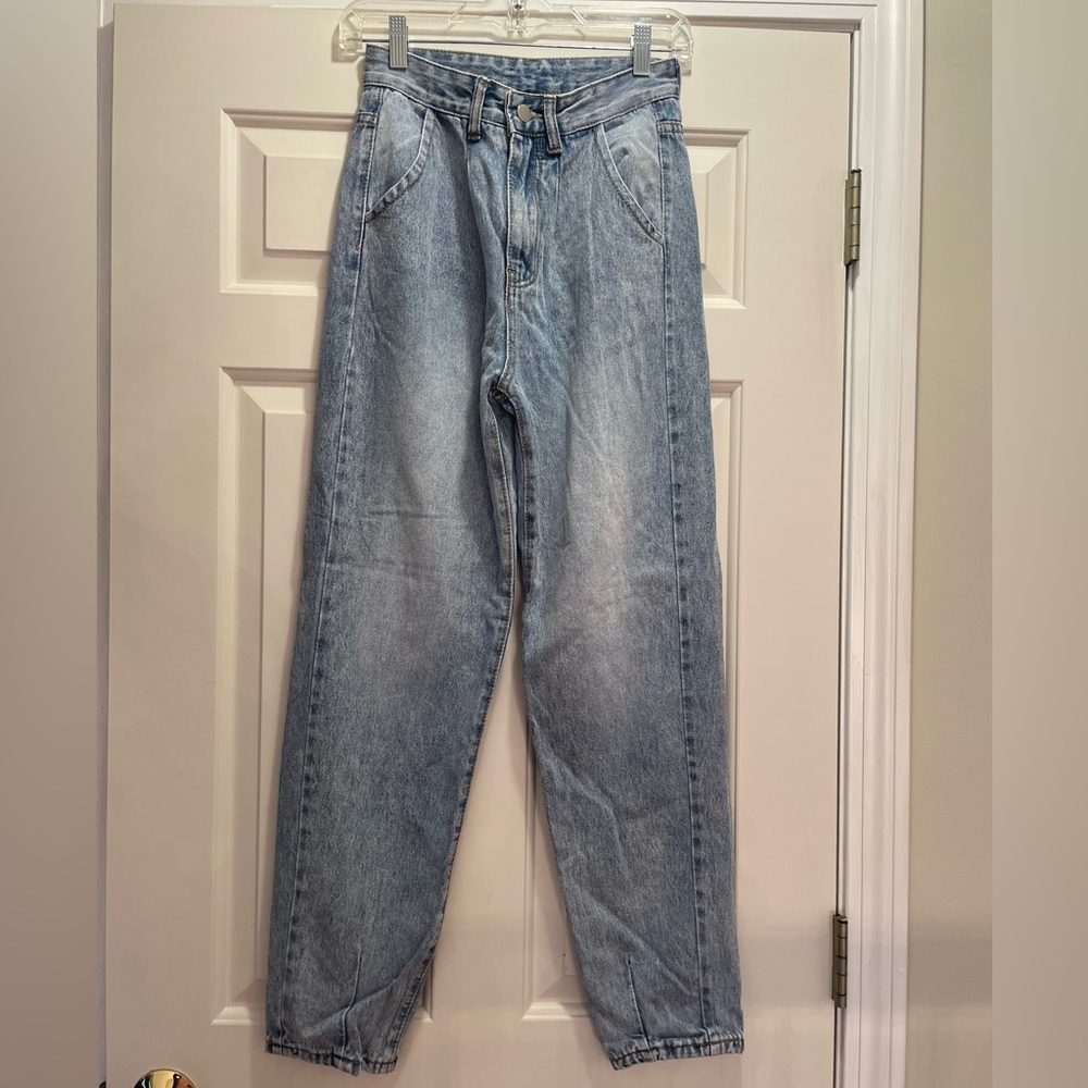 Shein Mom Jeans Tapered Size 2 extra small